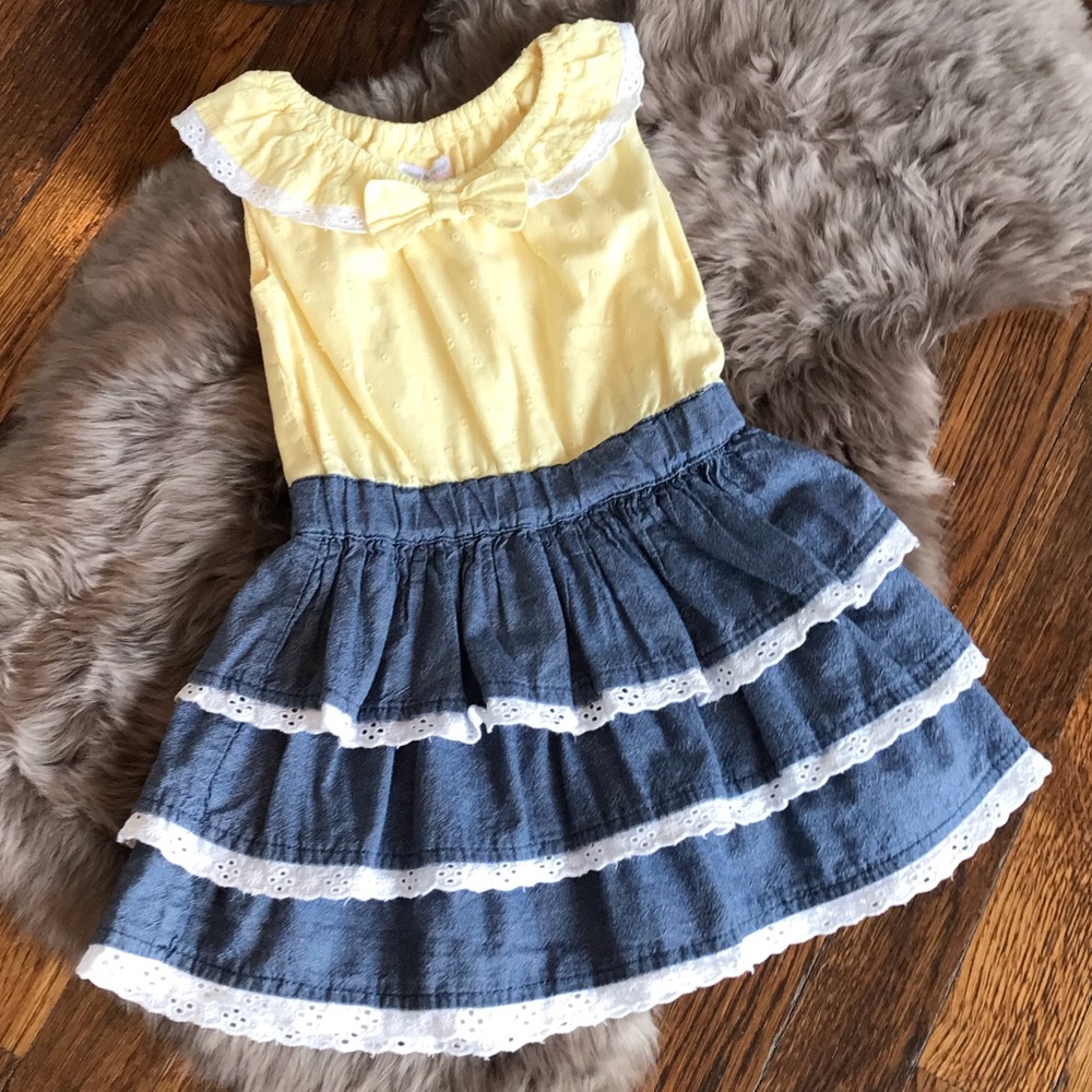 Piper & Posie Ruffles & Lace Pointelle Dress 2T